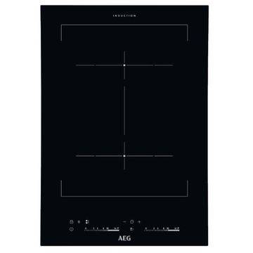 Плот за вграждане AEG Domino HC452401EB, Индукция, 2 зони за готвене, Control touch, Booster, 36 см, Черен
