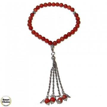 Броеница от 8 мм. естествени камъни Слънчев камък – DM-1054