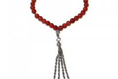 Броеница от 8 мм. естествени камъни Слънчев камък – DM-1054