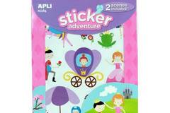 Игра със сцена и стикери – Приключения с принцеси – Apli Kids