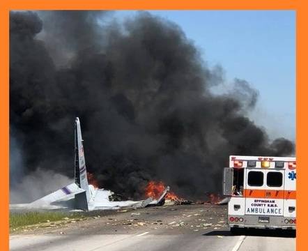 7 военни загинаха при катастрофа на самолет C-130 Hercules в САЩ.