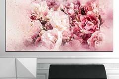 Картина пано за стена от 1 част букет пролетни цветя – HD-785-1