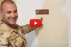 Български войник се завръща по-рано от Афганистан при семейството си. ВИЖТЕ реакцията на неговата майка! (ВИДЕО)