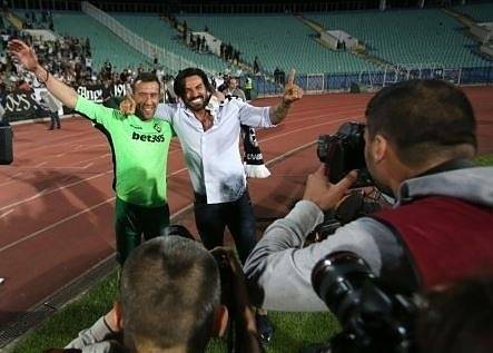 Благо Георгиев се върна в „Славия“ за Купата (СНИМКИ)