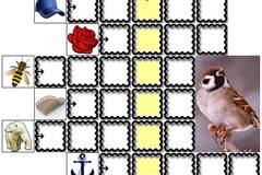 Детски кръстословици с врабчета