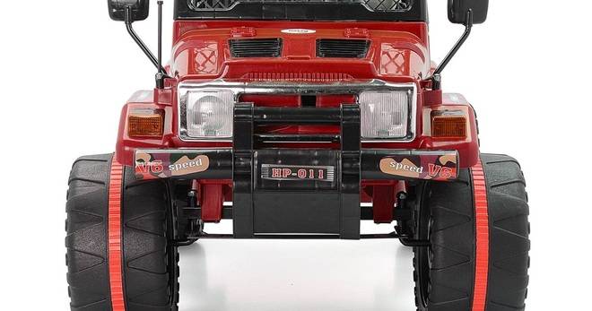 Детска електрическа кола Mappy, двуместна, Drifter Jeep, Червена