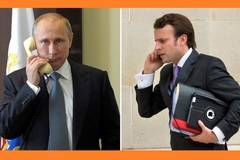 Владимир Путин е провел телефонен разговор с Макрон.