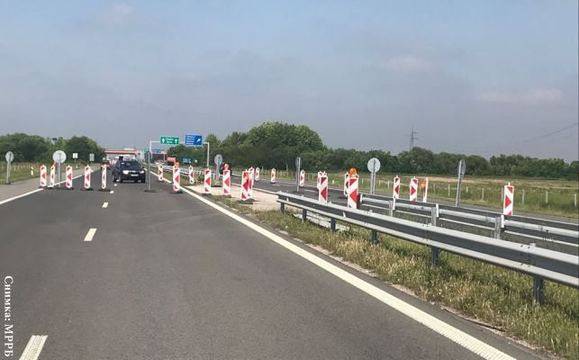 Ремонтираният участък от АМ „Тракия“ ще издържа на температура до 50 градуса