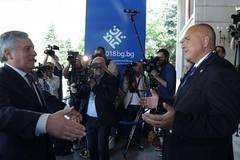 Премиерът Бойко Борисов се срещна с председателя на Европейския парламент Антонио Таяни (СНИМКИ)