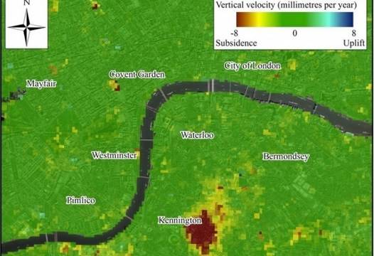 Лондонски квартал потъна в земята