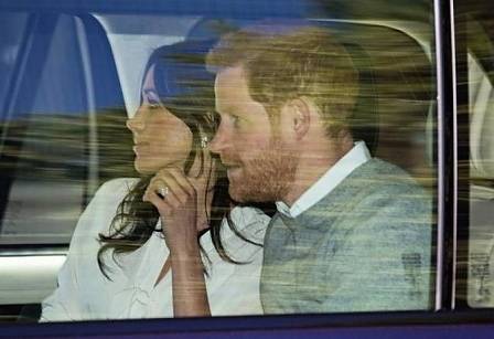 Бъдещите младоженци Хари и Меган пристигнаха в Уиндзор (СНИМКА)