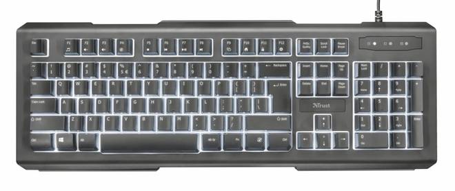 Клавиатура TRUST Lito Backlit Multimedia Keyboard