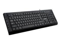 Клавиатура A4tech KD-600L, USB, LED синя подсветка Черна