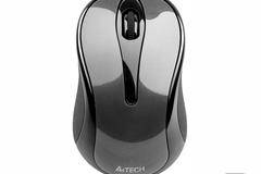 Безжична мишка A4Tech G3-280A, V-Track PADLESS, сива, USB