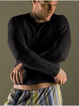 Мъжка тениска дълъг ръкав NEW SILHOUETTE 6470