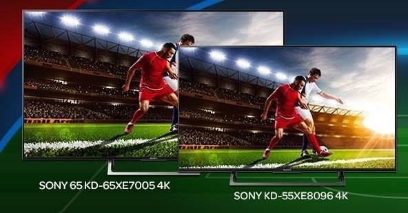 Спечелете 1 бр. SONY 65 KD-65XE7005 4K и 3 бр. SONY KD-55XE8096 4K