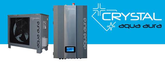 Енергийно ефективни системи за отопление и охлаждане Crystal Aqua Aura,