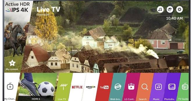 Телевизор LED Smart LG, 55„ (139 cм), 55UJ620V, 4K Ultra HD
