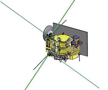 Само един от двата китайски микроспътника пристигна успешно в орбита около Луната