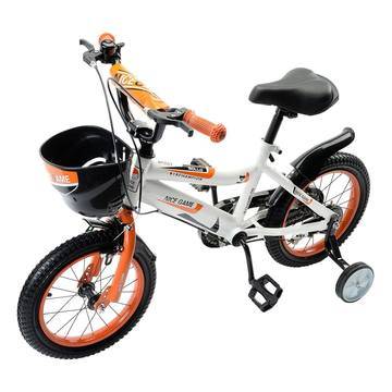 Колело с педали Mappy 14″, Помощни колела, Кош и шише, Оранжево