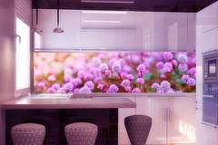 Пано – Лилави цветя