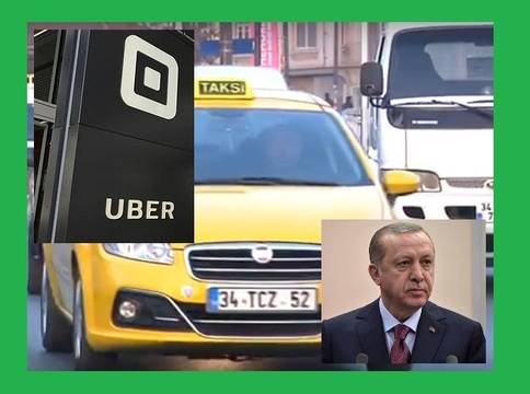 Ердоган поряза Uber в Турция.
