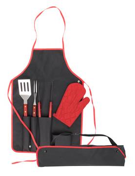 Сет за барбекю от 5 части с калъф – престилка