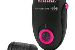 Епилатор Rowenta EP2812F0 Flower Love Elite, 24 пинсети, Абразивен накрайник, 2 скорости, Черен