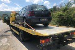Закъсал Golf 4 по магистралата