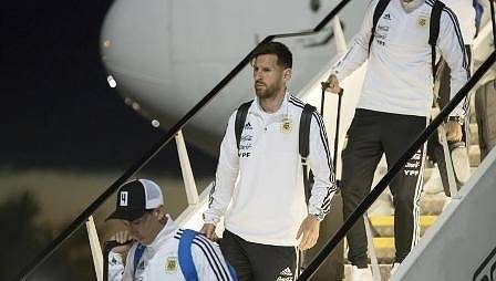 Аржентинският национален отбор по футбол пристигна в Русия