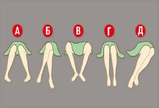 Позата, в която седите говори много за вашия характер