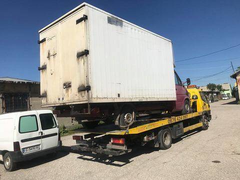 Репатриране на повреден камион