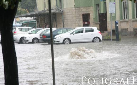 София под вода – 50 литра на квадрат се изсипаха за час в столицата