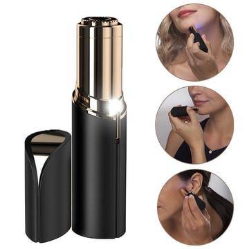 Епилатор за лице EGGO Skin®, с LED, включена батерия, Черен