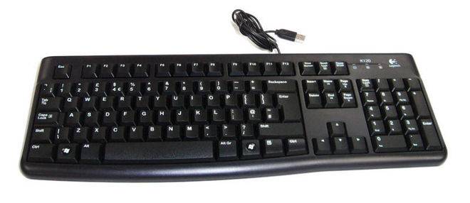 Клавиатура LOGITECH K120, с нарушена опаковка