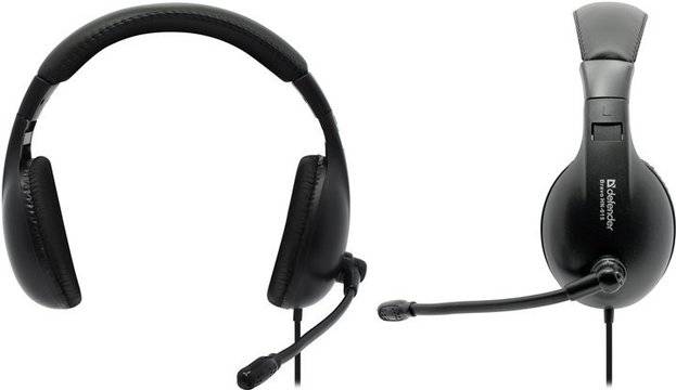 Слушалки DEFENDER с микрофон Bravo HN-015
