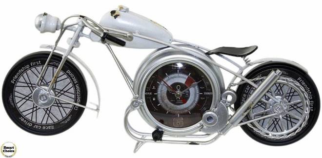 Настолен метален часовник „Ретро мотор“ 44 см – модел 72-6406