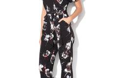 Гащеризон застъпен дизайн и флорален десен Closet