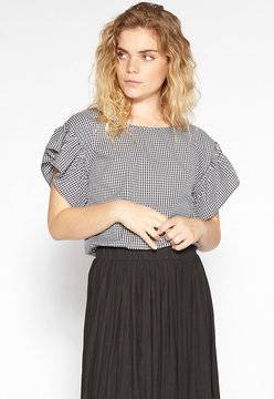 Карирана Блуза с набирания на ръкавите – Motivi
