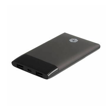 Външна батерия A+, 6000 mAh, Черна