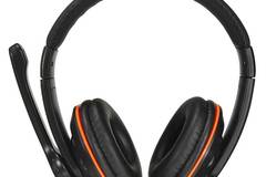 Слушалки Ovleng OV-Q5, За компютър с микрофон, USB, Черен