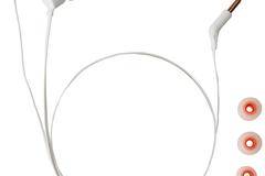 Слушалки JBL T110, In Ear, Бял