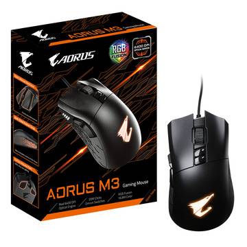 Геймърска мишка Gigabyte Aorus M3 RGB Fusion, Optical