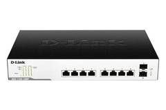 Мрежов суич D-LINK 10-Port PoE+ Gigabit Smart Switch