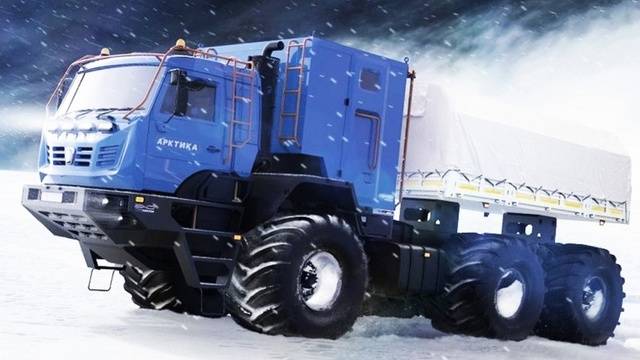 Вижте как ще изглежда новият супервсъдеход на КАМАЗ!