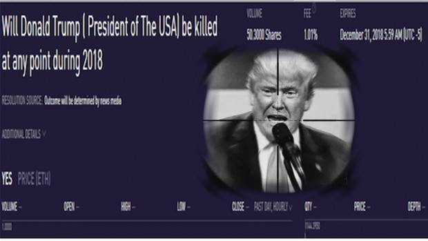 Тръгна наддаване за покушение срещу Тръмп до края на 2018 г.