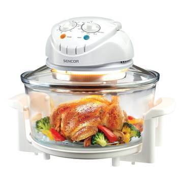 Електрическа печка Sencor SMH 330, 1400 W, 12 л, 6 в 1, 0-250 градуса