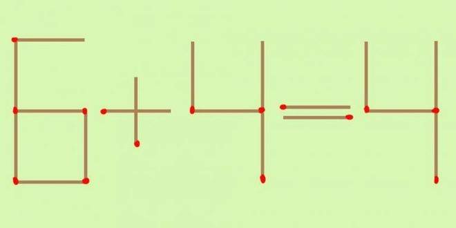 Задача за умници! Премести само 1 клечка и реши уравнението!