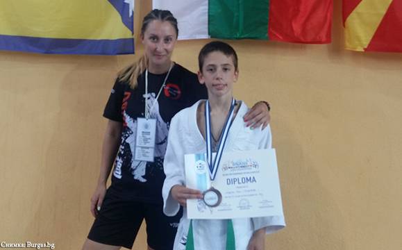 Бургаски талант спечели медал от Балканиадата по джудо и самбо в Гърция