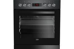 Комбинирана готварска печка Beko FSM65330DAS, 4 нагревателни зони, Ел. запалване, Мултифункционална ел. фурна, 8 функции, 60…